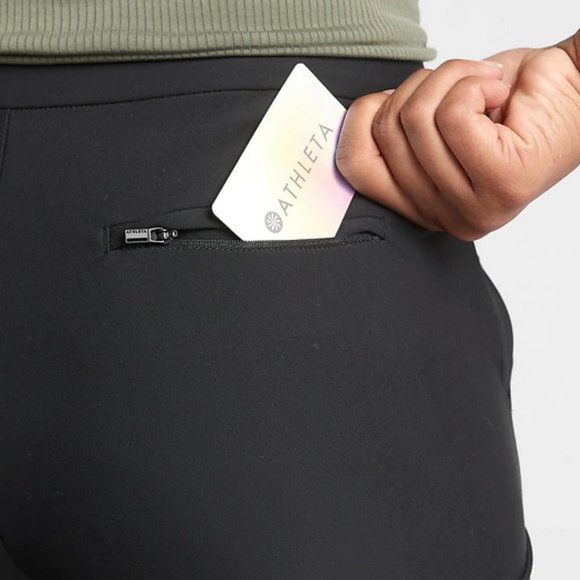 Athleta Stellar Straight Crop Pants size 0 Black - Picture 4 of 5